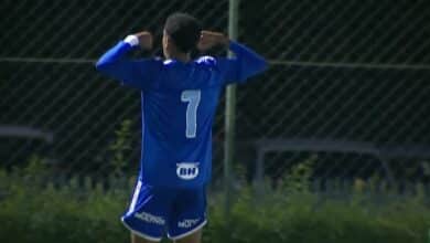 Kaíque Kenji fez dois gols do Cruzeiro