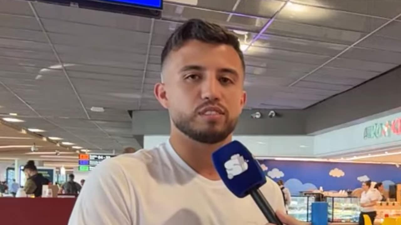 Matheus Henrique desembarca em Confins para assinar com o Cruzeiro