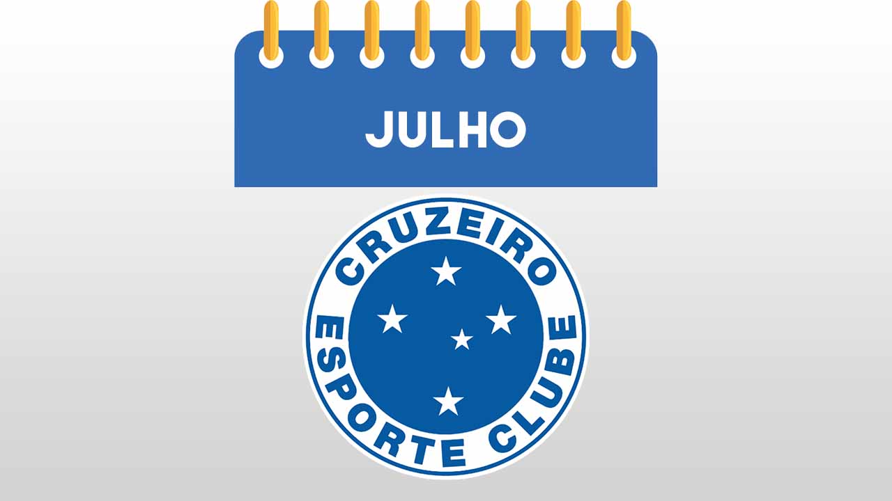 Veja calendário do Cruzeiro em julho, clube terá apenas uma semana livre